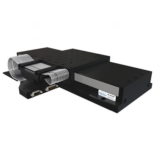 Precision Linear Stage with Ironless Linear Servo Drive, Recirculating Linear Guide Ways, Linear Encoder, and Side Seals