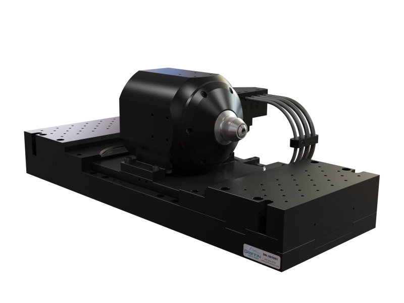 Precision Rotary-Linear Stage with Direct Drive Servo Motors, Crossed Roller Ways, and Optical Encoders