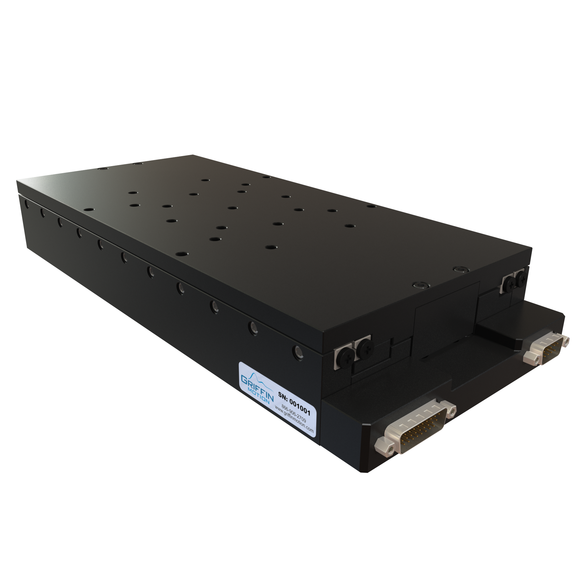 Precision Linear Stage with Ironless Linear Servo Drive, Crossed Roller Ways, and Linear Encoder