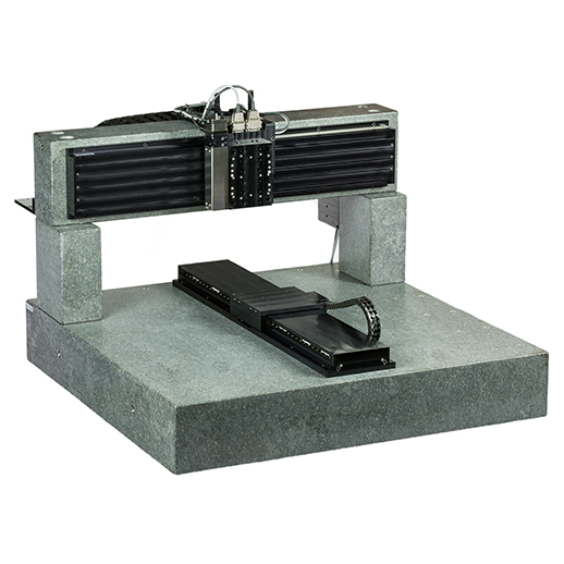 Multi-axis granite motion platform system is built for extremely high levels of repeatability and accuracy for automation.