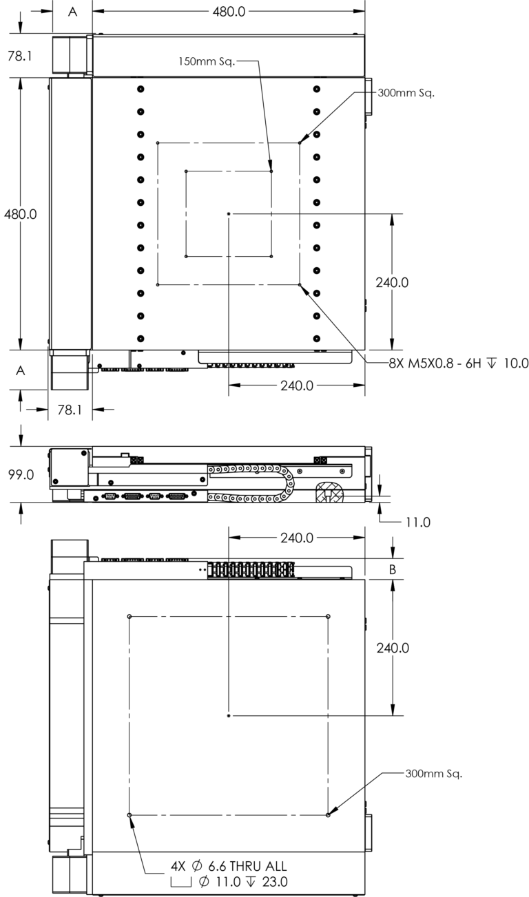 GXY-C-360 Datasheet Dimensions REV 1